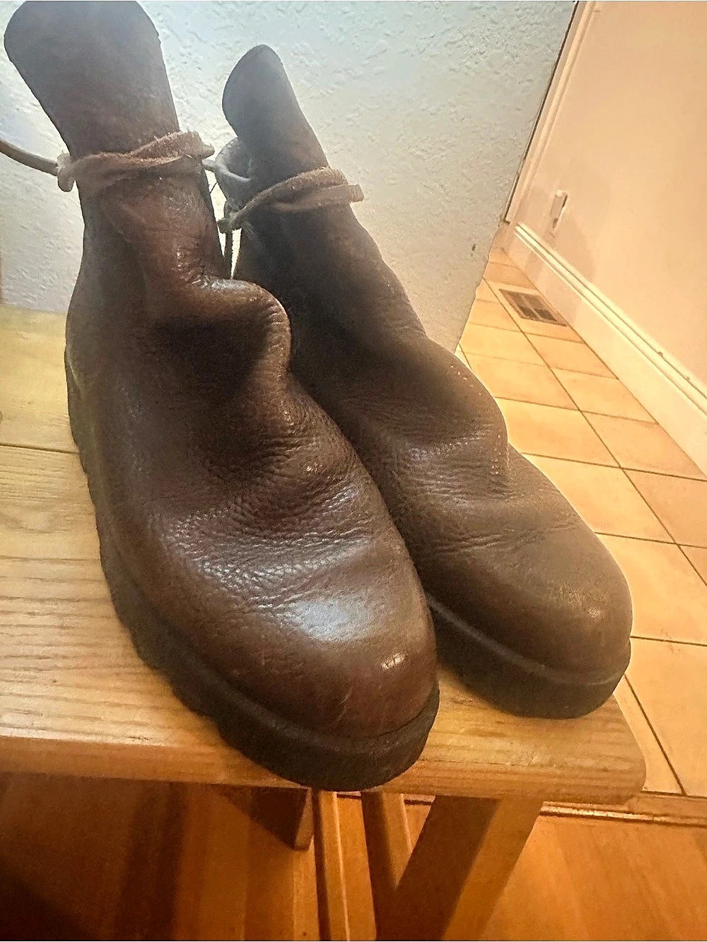 Arche Brown Ankle Boots wedge